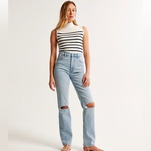 Abercrombie 90’s Straight Ultra High Rise Jeans